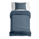 Therapiedecken Basic Bettwäsche Set Stahlblau