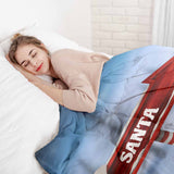 Original Therapiedecke - Baumwollbezug mit Santa