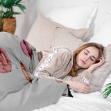 Original Therapiedecke - Baumwollbezug Weiß mit Lippen