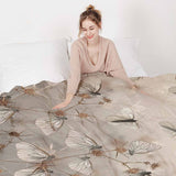 Original Therapiedecke - Baumwollbezug Beige mit Motten