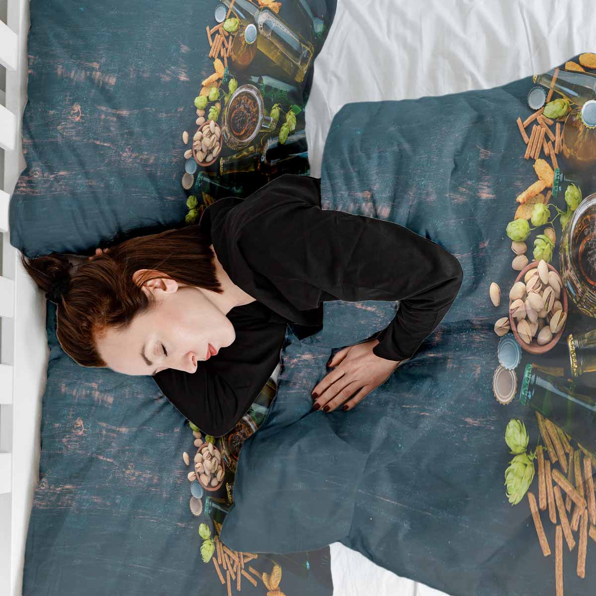 Original Therapiedecke - Baumwoll Bettwäsche Set italienischer Abend