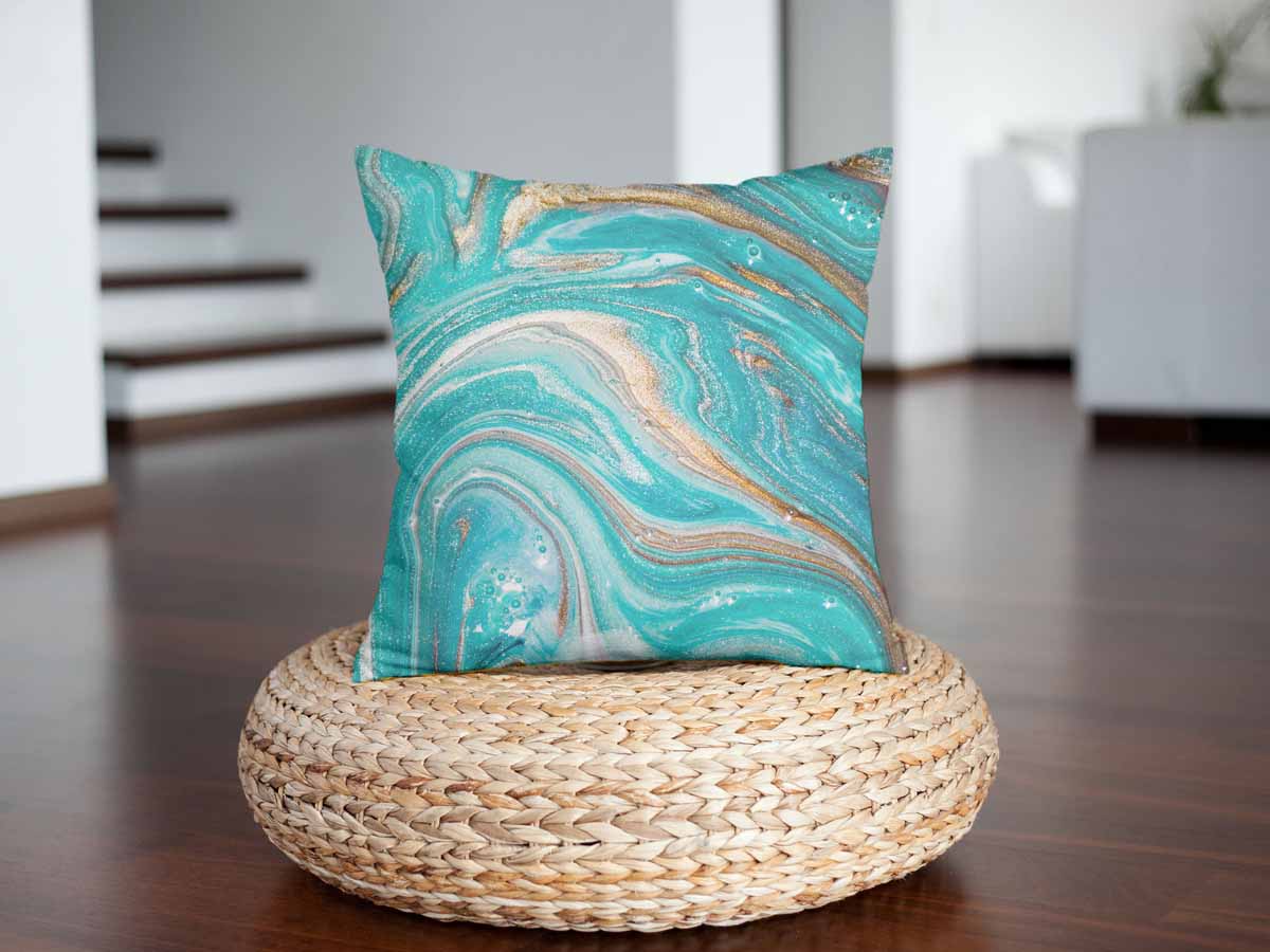 Gesundheitskissen Marmor Türkis