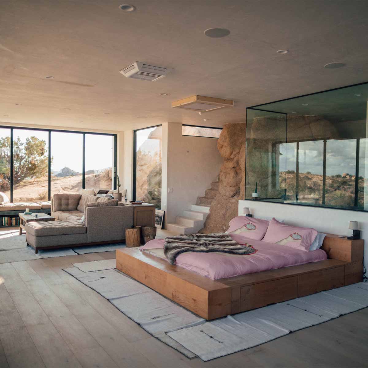 Original Therapiedecke - Baumwoll Bettwäsche Set Rosa mit Drachenfrucht