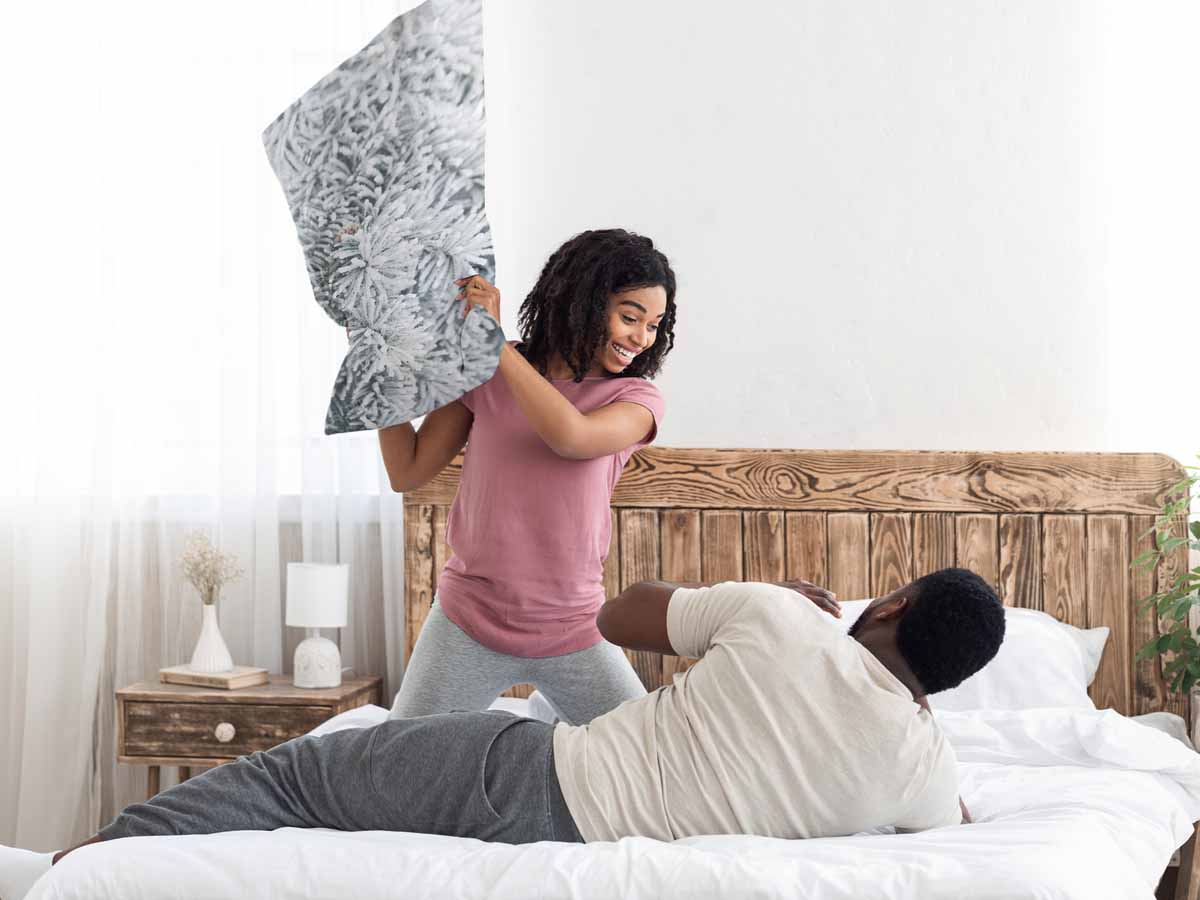 Gesundheitskissen mit Eiszapfen