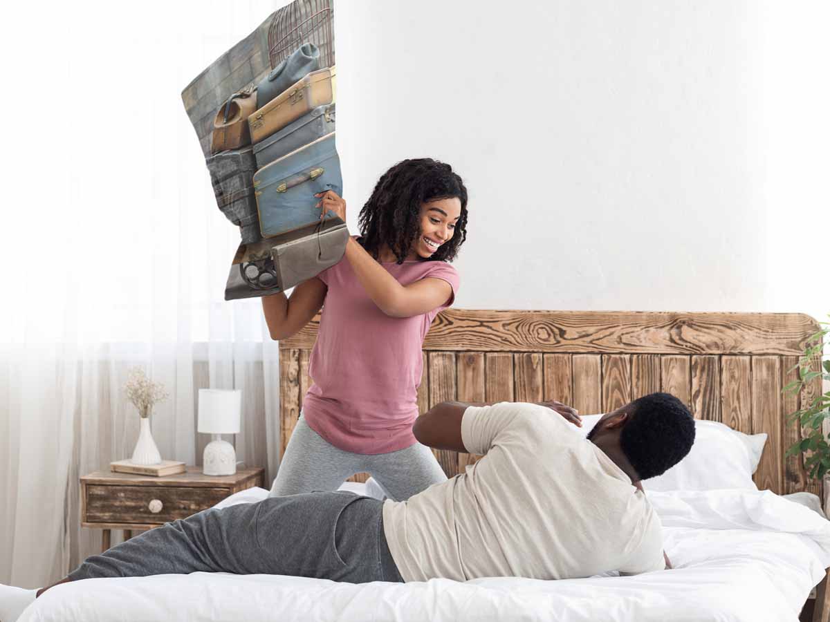 Gesundheitskissen mit Kisten