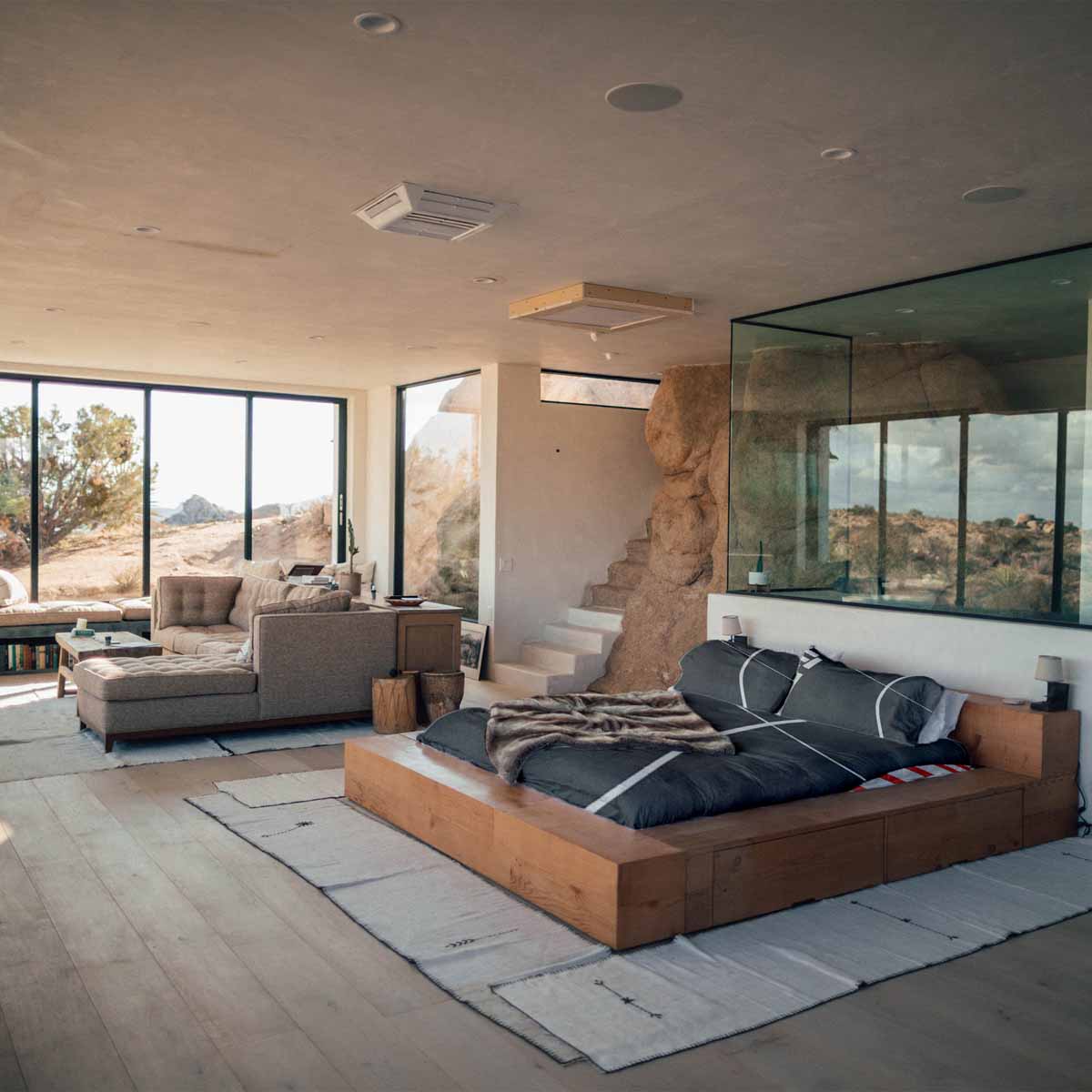 Original Therapiedecke - Baumwollbezug Dunkelgrau mit weißem Streifen