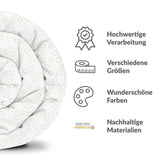 Original Therapiedecke - Baumwollbezug abstrakte Pusteblumen