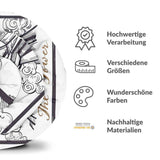 Original Therapiedecke - Baumwollbezug Weiß mit Turm