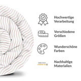Original Therapiedecke - Baumwollbezug rosa Wellen