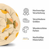 Original Therapiedecke - Baumwollbezug mit gelben Formen