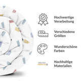 Original Therapiedecke - Baumwollbezug bunte Striche