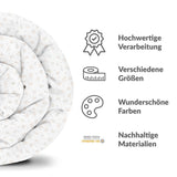 Original Therapiedecke - Baumwollbezug zarte Blumensträuße