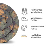 Original Therapiedecke - Baumwollbezug herbstliches Blattmotiv