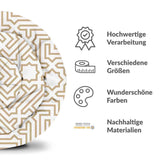 Original Therapiedecke - Baumwollbezug Beige mit Formen