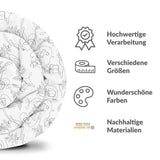 Original Therapiedecke - Baumwollbezug Abstraktes Weihnachten