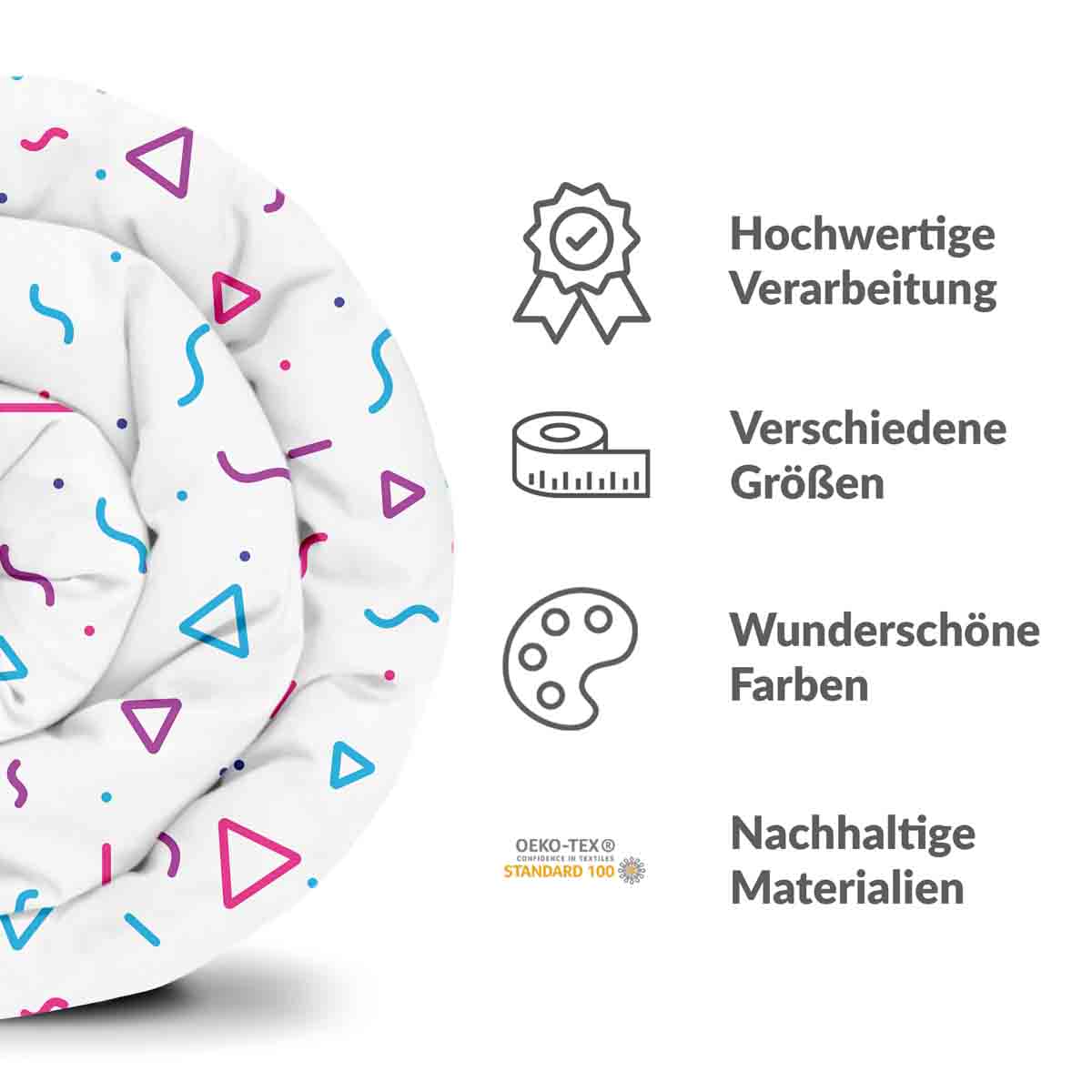Original Therapiedecke - Baumwoll Bettwäsche Set mit vielen Formen
