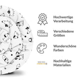 Original Therapiedecke - Baumwollbezug Weiß mit Hunden
