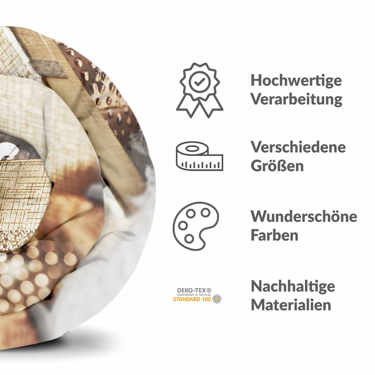 Original Therapiedecke - Baumwoll Bettwäsche Set mit goldenem Geschenk