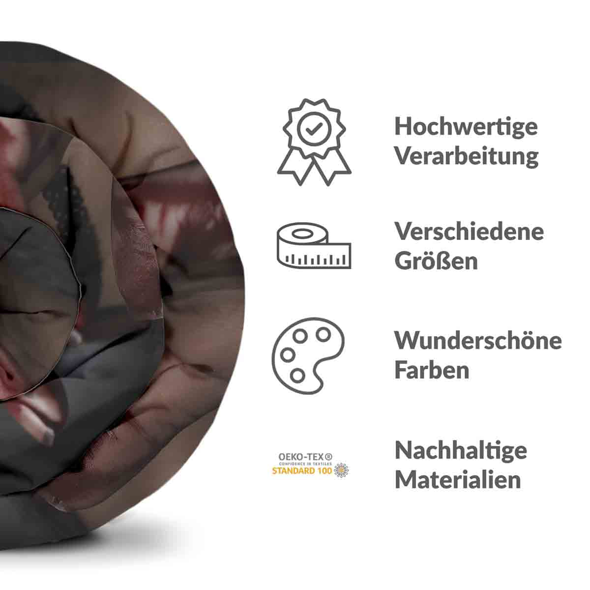 Original Therapiedecke - Baumwollbezug Halloween Gesicht