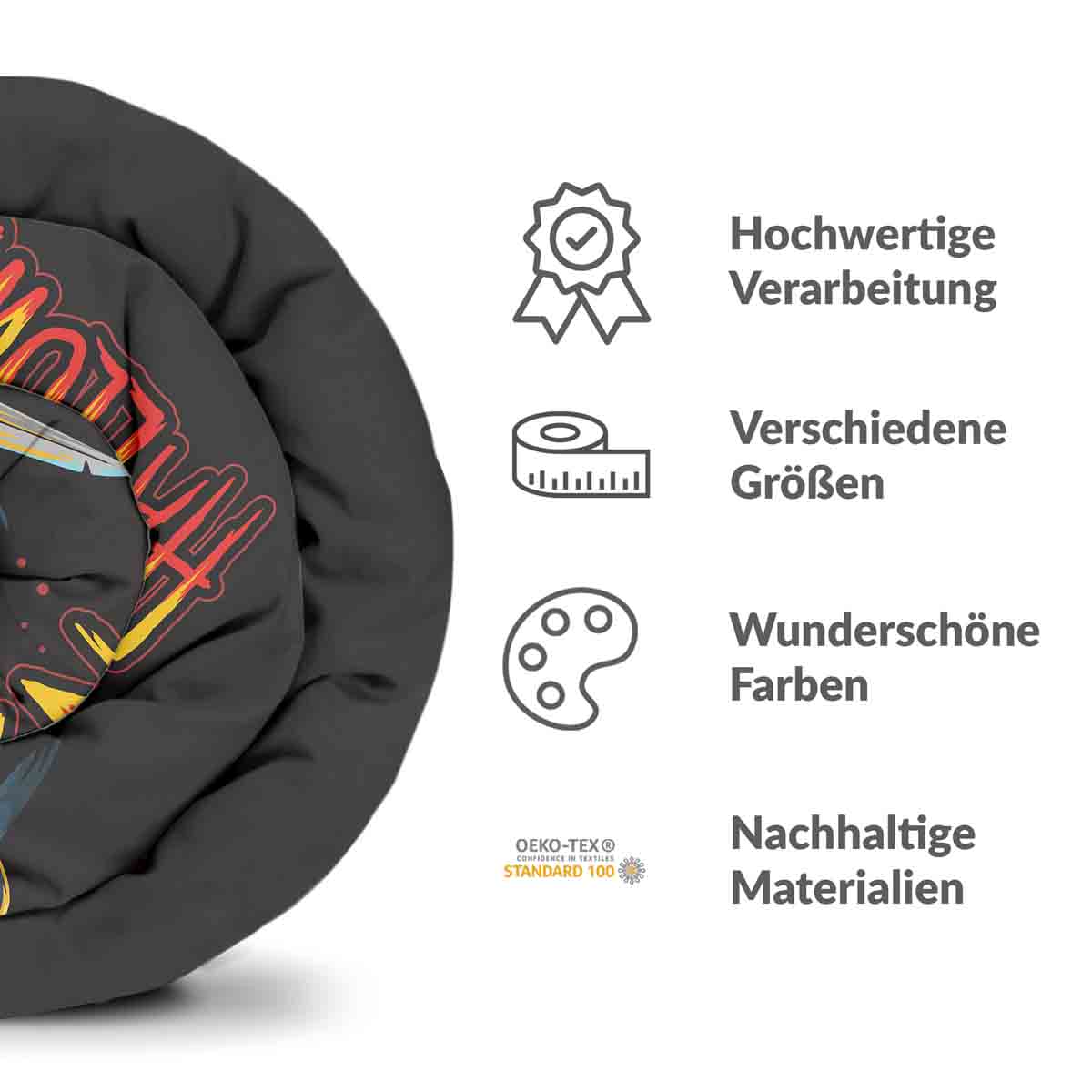 Original Therapiedecke - Baumwoll Bettwäsche Set Halloween 2