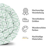 Original Therapiedecke - Baumwollbezug Grün mit Tannen