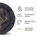 Original Therapiedecke - Baumwollbezug Schwarz Mystik Mandala
