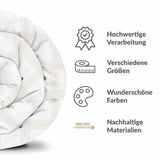 Original Therapiedecke - Baumwollbezug Orange Große Karos