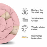 Original Therapiedecke - Baumwollbezug Rosa mit Drachenfrucht