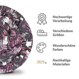 Original Therapiedecke - Baumwollbezug mit lila Blumenmeer