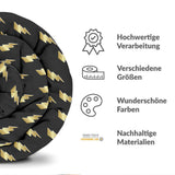 Original Therapiedecke - Baumwollbezug Schwarz mit Harry Blitz