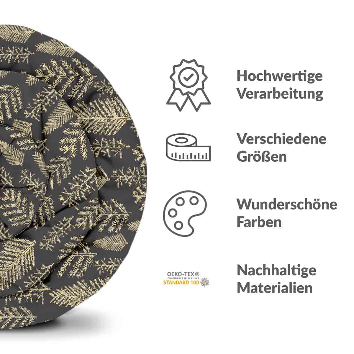 Original Therapiedecke - Baumwollbezug mit Waldmotiv