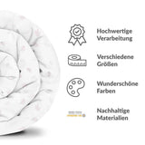 Original Therapiedecke - Baumwollbezug Weiß mit rosa Zweigen