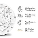 Original Therapiedecke - Baumwollbezug Pfotenabdrücke im Wald