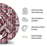 Original Therapiedecke - Baumwollbezug Karo mit Rentier
