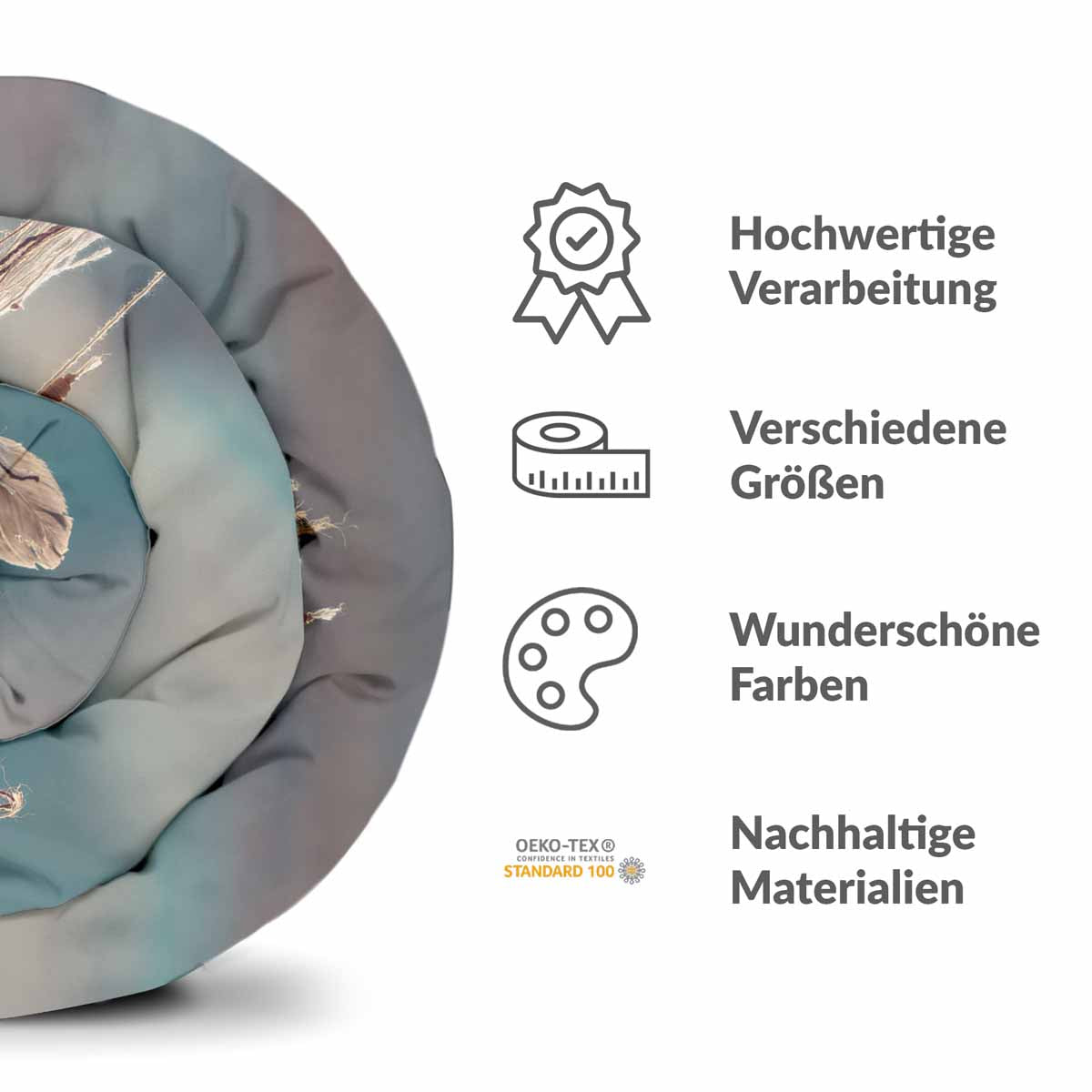 Original Therapiedecke - Baumwoll Bettwäsche Set mit Traumfänger
