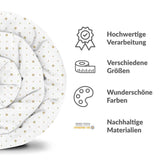 Original Therapiedecke - Baumwollbezug goldene Quadrate