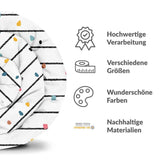 Original Therapiedecke - Baumwollbezug mit bunten Punkten