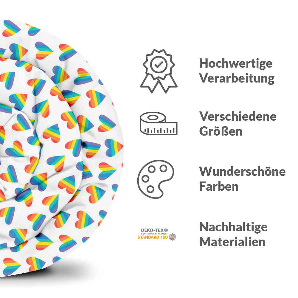 Original Therapiedecke - Baumwollbezug LOVE IS LOVE