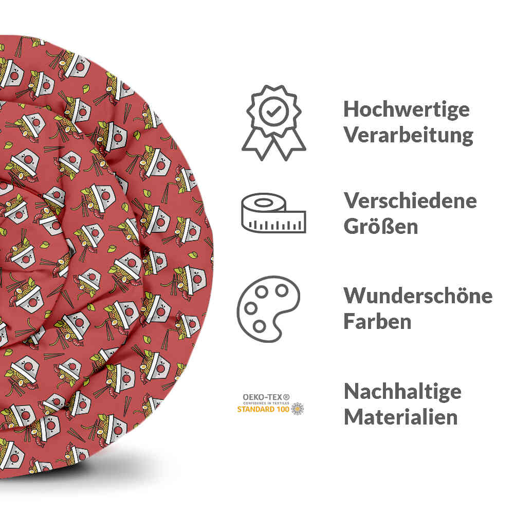 Original Therapiedecke - Baumwollbezug Rot Take-away