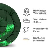 Original Therapiedecke - Baumwollbezug Grün Matrix DNA