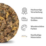 Original Therapiedecke - Baumwollbezug Laubblätter