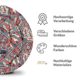Original Therapiedecke - Baumwollbezug Rot mit Comic