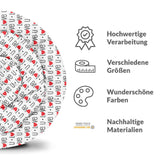 Original Therapiedecke - Baumwollbezug Weiß Love U