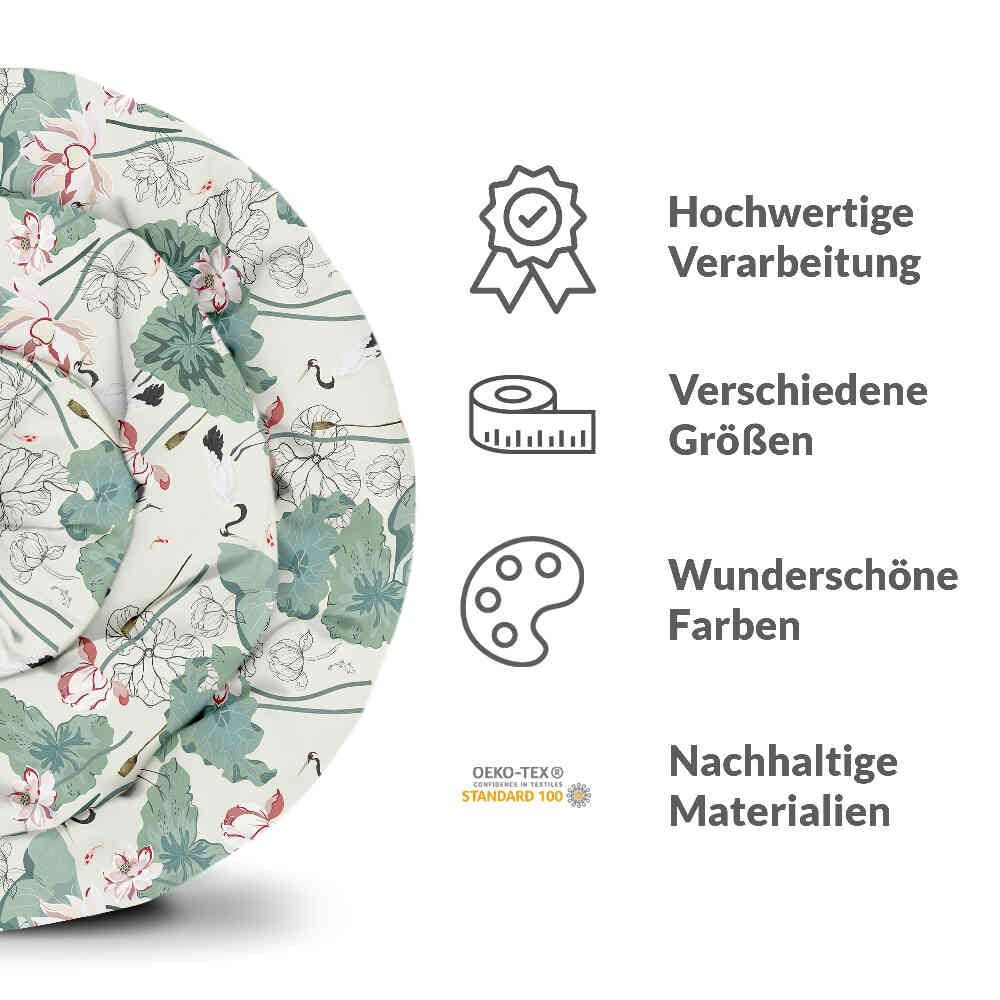 Original Therapiedecke - Baumwollbezug Seerose