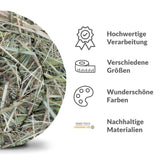 Original Therapiedecke - Baumwollbezug Weiß mit Stroh