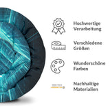Original Therapiedecke - Baumwollbezug Blau Matrix