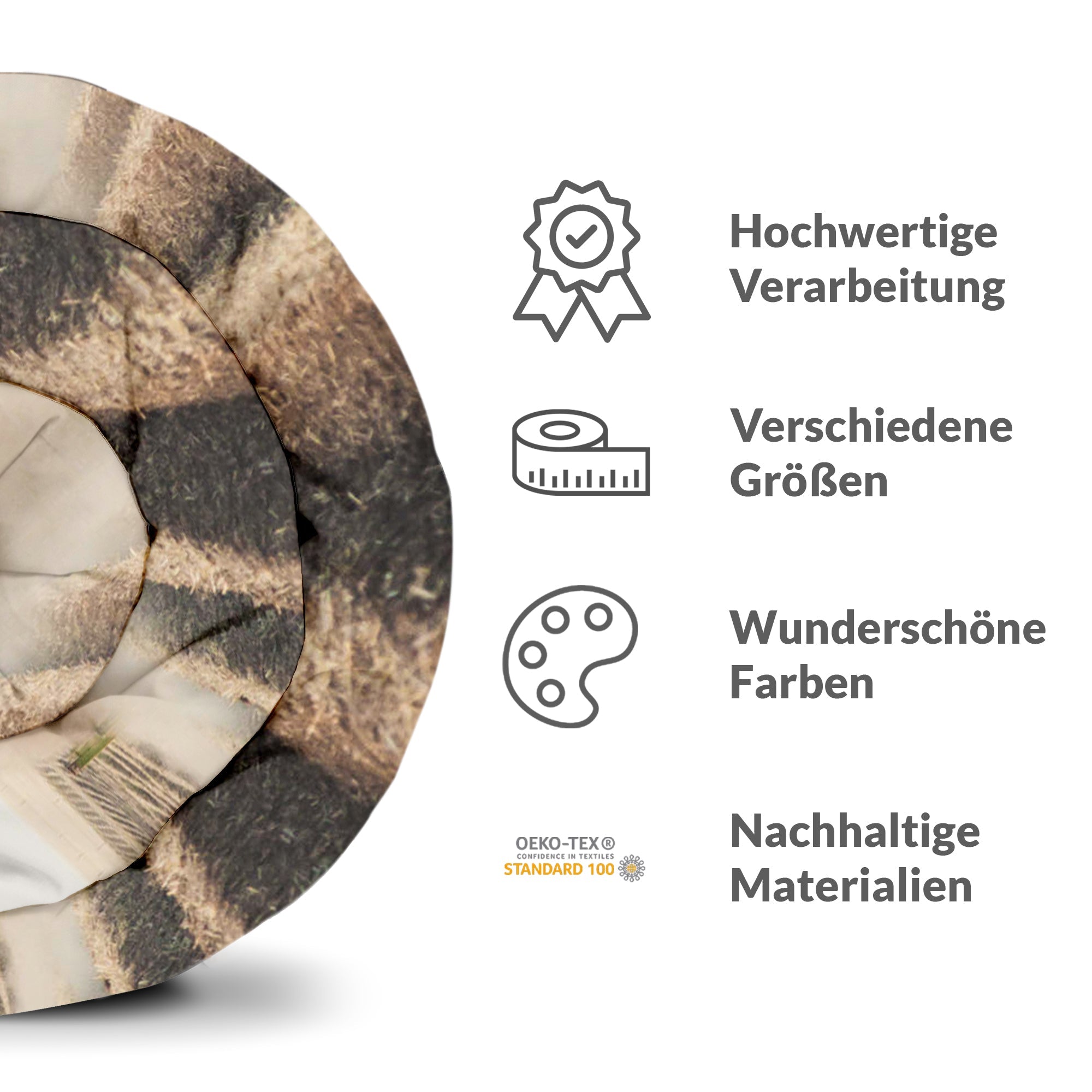 Original Therapiedecke - Baumwollbezug Traktor in Aktion