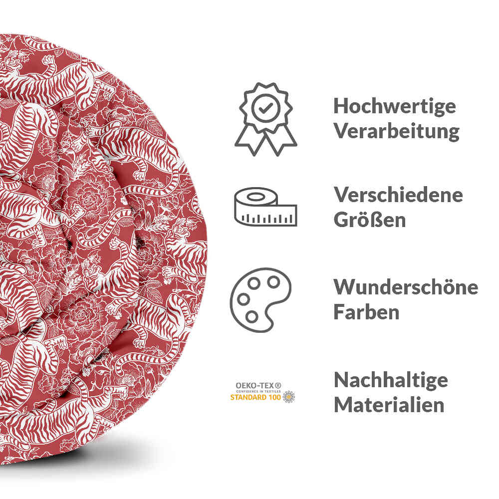 Original Therapiedecke - Baumwollbezug chinesischer Tiger