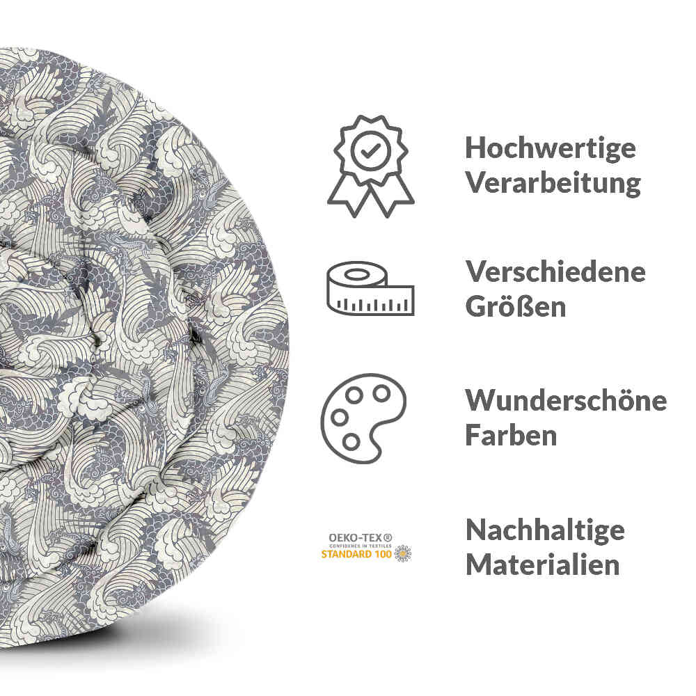 Original Therapiedecke - Baumwollbezug stürmische See