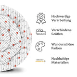 Original Therapiedecke - Baumwollbezug Weiß mit Love Schriftzug